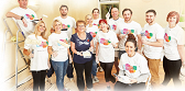 Team of volunteers at Age UK